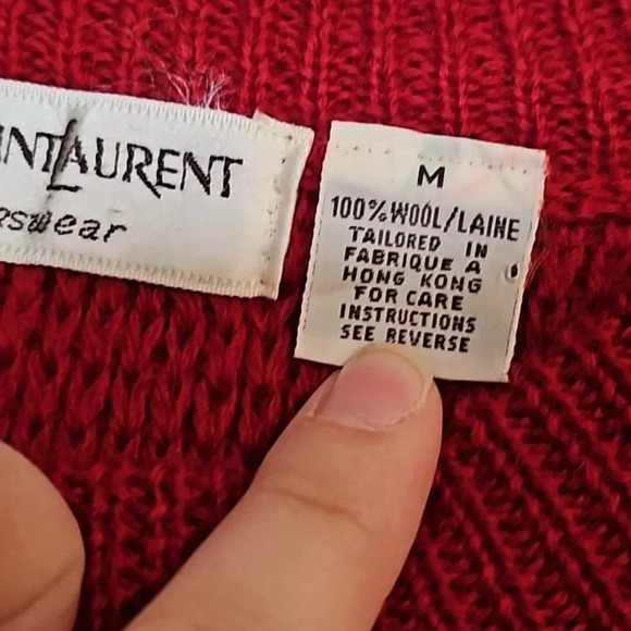 Yves saint laurent Mens‎ Wool Sweater - Picture 3 of 5